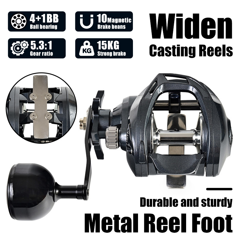 Kastking Reel Zephyr - Wide Body, Large Capacity, Long Cast