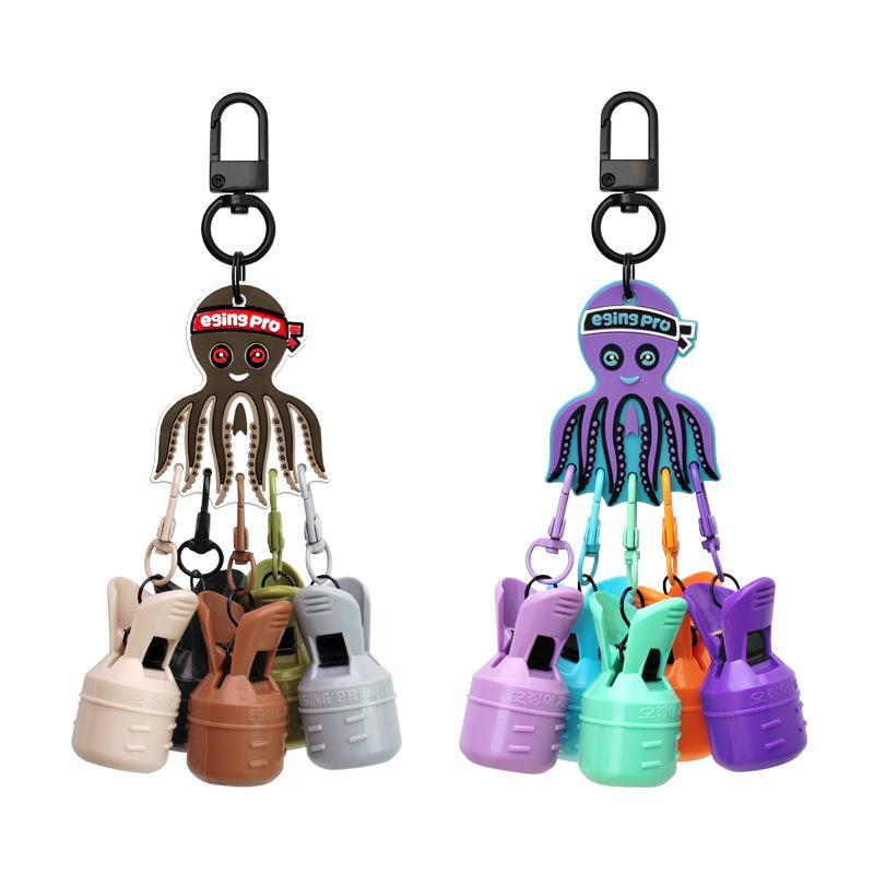 Fishing Hook Jig - 6Pcs/Kits Practical Webfoot Octopus Squid Jig