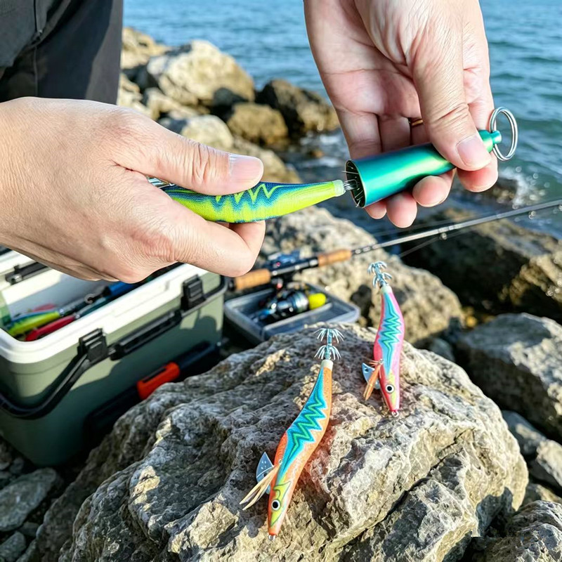 Squid Hook Corrector Squid Jig - Fishing Hook Jig ulasan dan harga