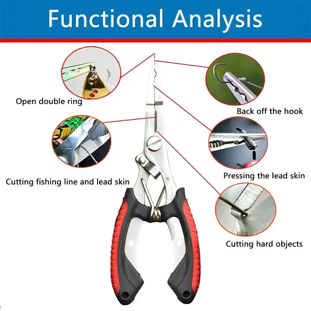 Stainless Steel Fishing Pliers - Fishing Hook Remover ulasan dan harga